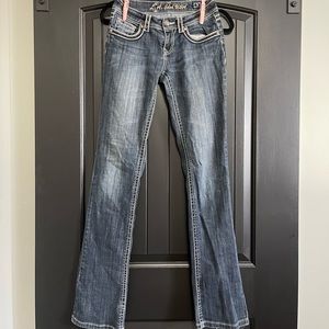 LA idol womens bootcut jeans. Size 3.